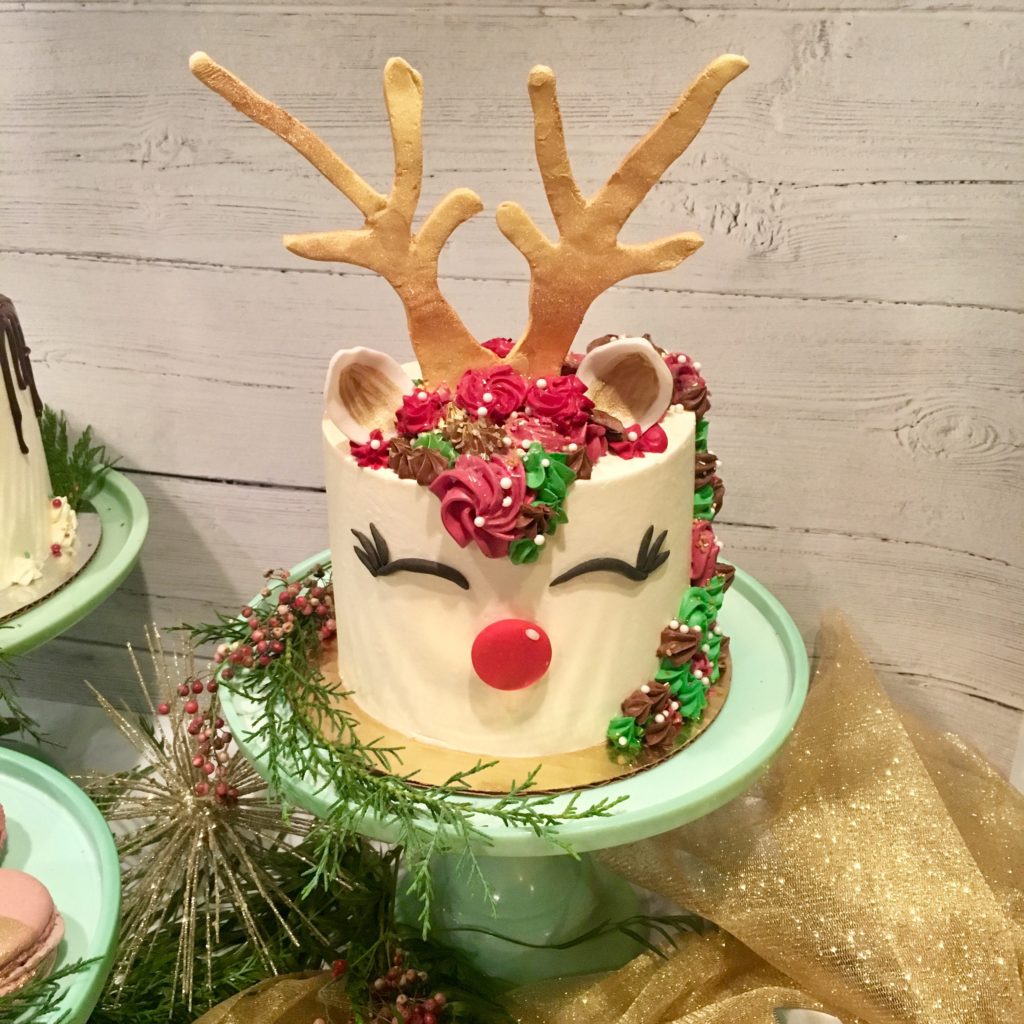 Wildflour Sweets Reindeer Cake