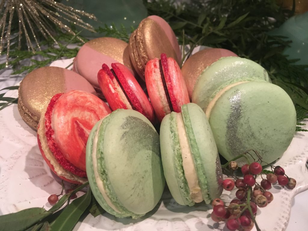 Wildflour Sweets holiday macaroon cake